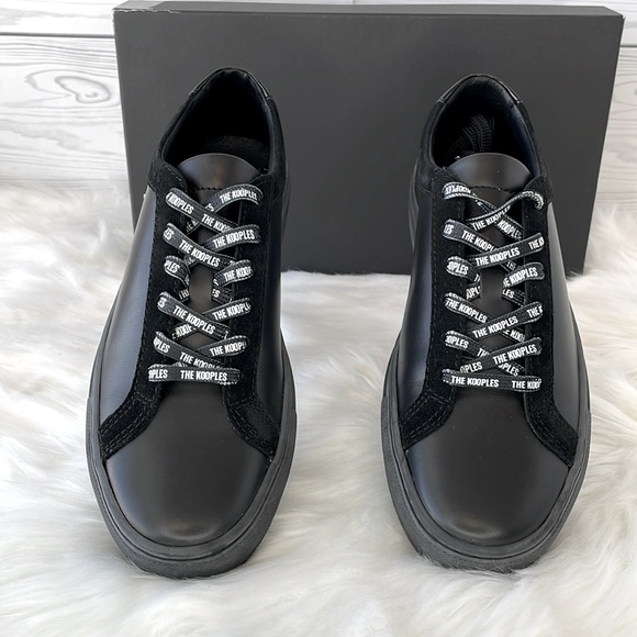 The Kooples Leather Unisex Sneakers - Picture 9 of 16